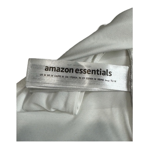 Amazon Essentials Sports Bra White Size M - Picture 3 of 5